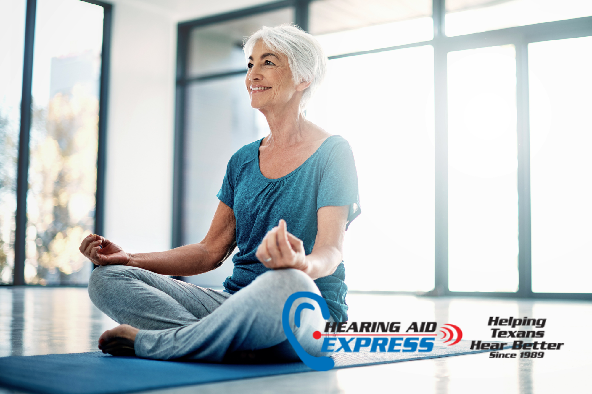 lady doing yoga